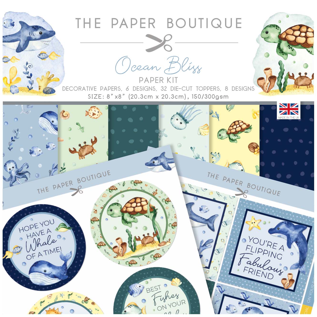 The Paper Boutique Sweet Tweets 8" x 8" Paper Pad