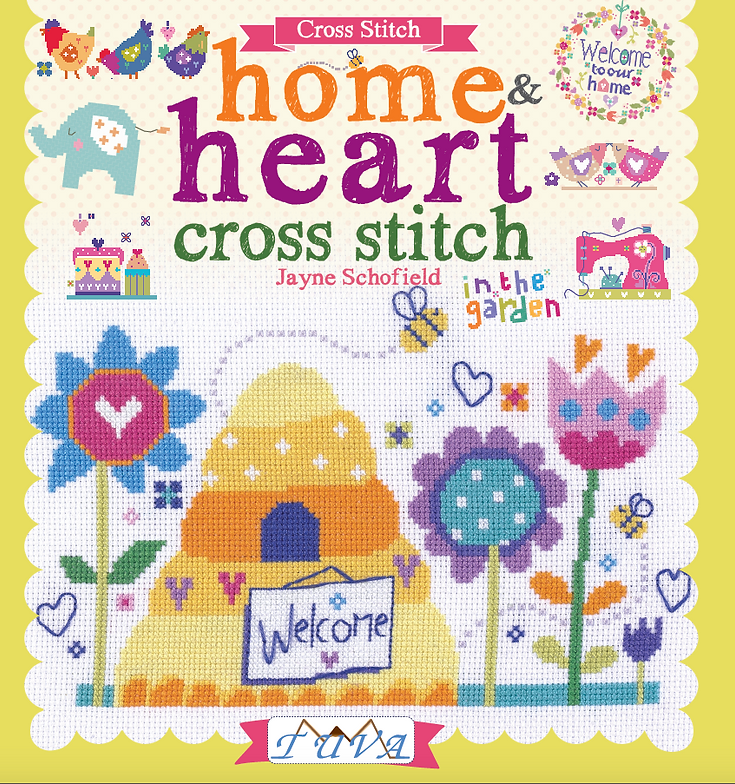 Home & Heart Cross Stitch Book by Jayne Schofield