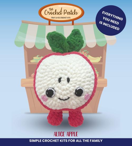 Knitty Critters The Crochet Patch - Alice Apple