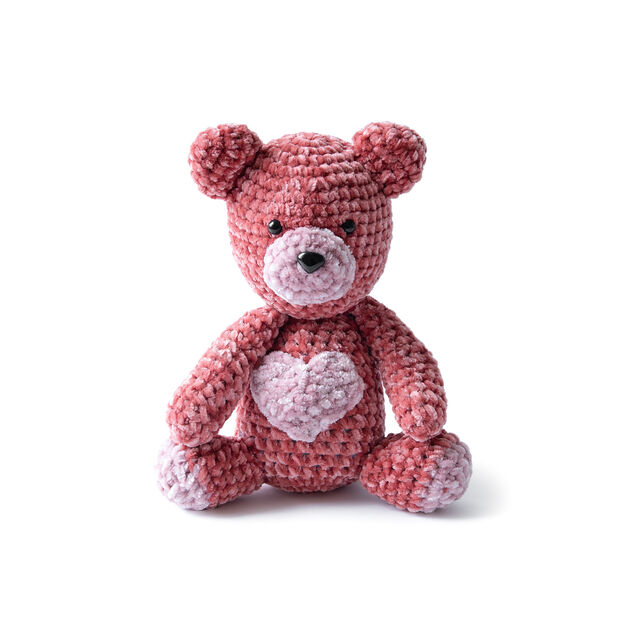 Bernat Velvet Valentine Crochet Bear Creative Crafting World