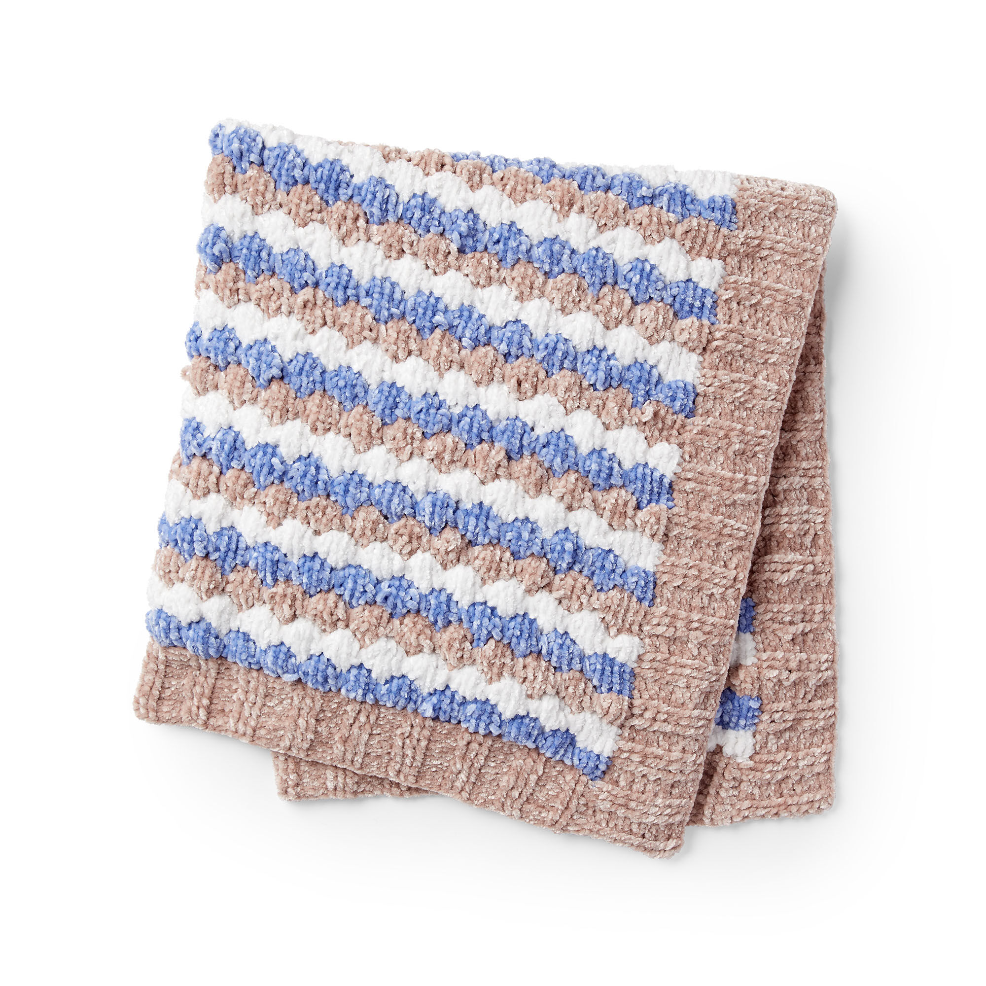 Bernat Baby Velvet Baby Bobbles Knit Blanket Creative Crafting World