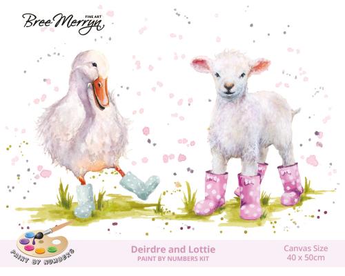 Bree Merryn Paint By Numbers 40cm x 50cm - Deidre & Lottie