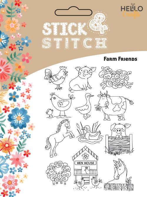 Stick & Stitch - Farm Friends