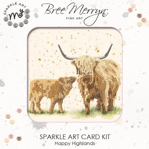 Bree Merryn Diamond Art Card Kit - Happy Highlands