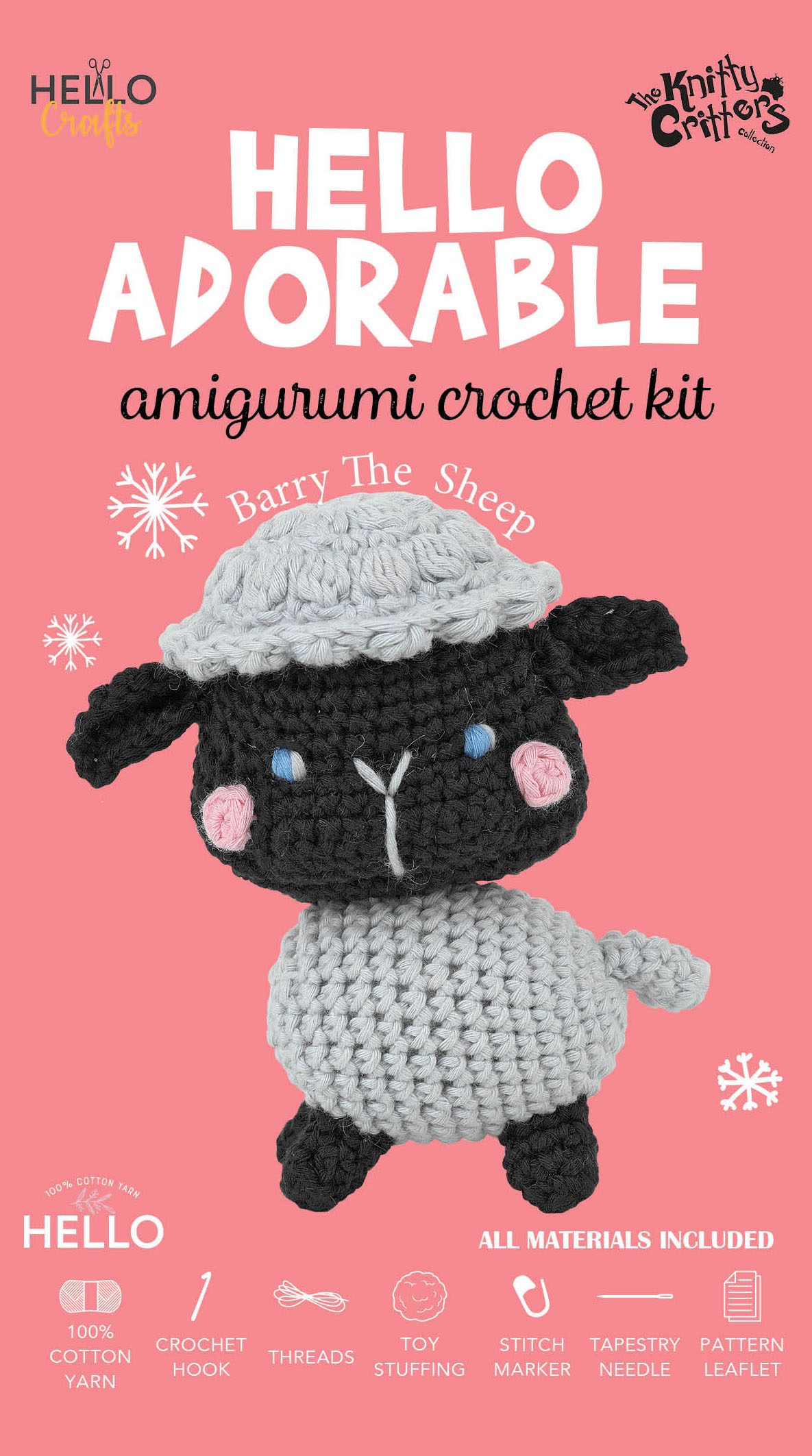 Knitty Critters - Adorables - Barry The Sheep