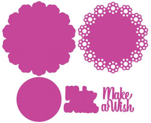 The Paper Boutique Floral Collection - Make a Wish Cutting Dies