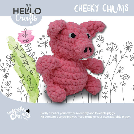 Knitty Critters - Cheeky Chums - Piggy