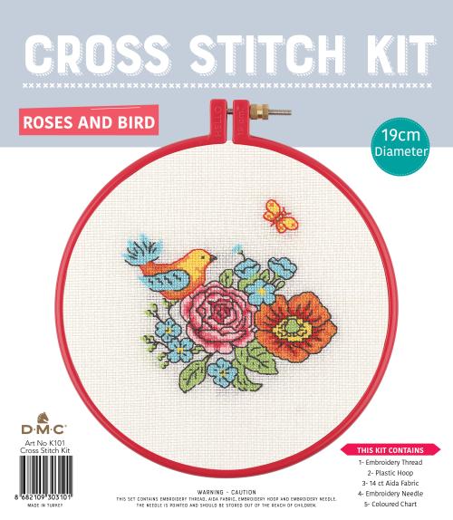 Hoop Kit - Roses and Birds