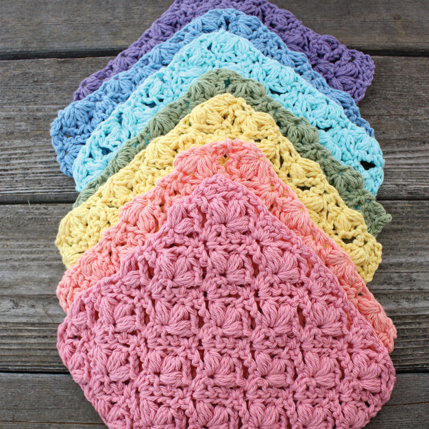 Lily Crochet Flowers Dishcloth | Creative Crafting World