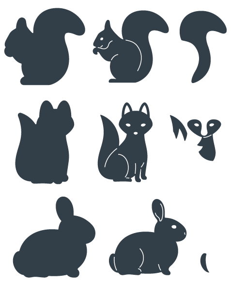 The Paper Boutique Four Seasons Collection - Woodland Creatures Cutting Dies