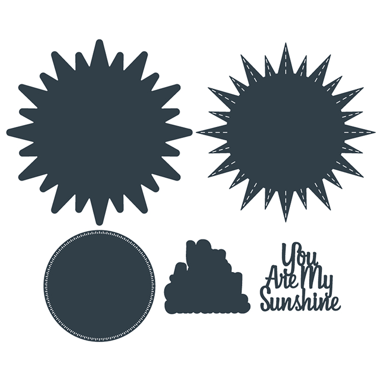 The Paper Boutique Celestial Collection - You are my Sunshine Cutting Dies