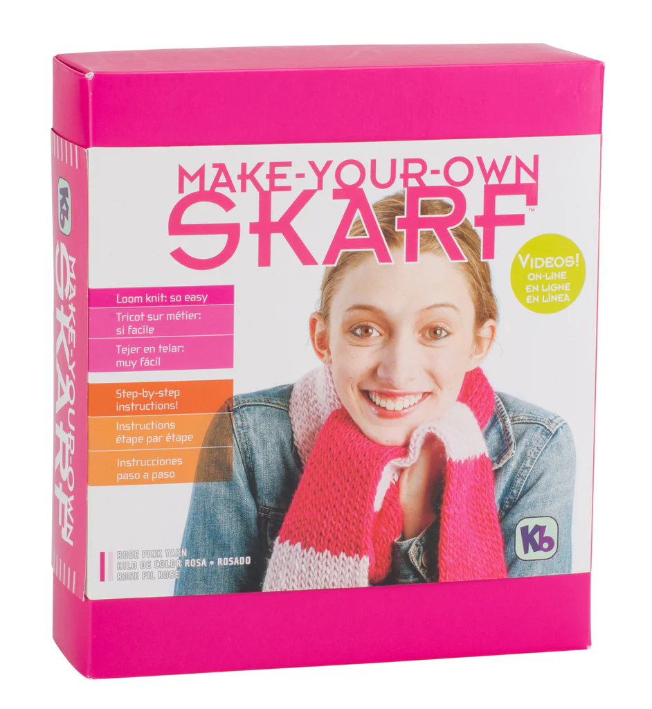 KB Looms - Make Your Own 'Skarf' Kit - Rose Pink